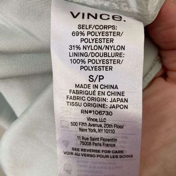 NWT Vince Tiered Asymmetric Crinkle Satin Skirt size Small - Picture 7 of 12